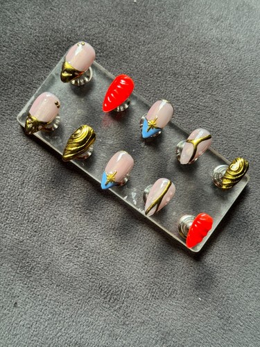Press nails con accento - press, on