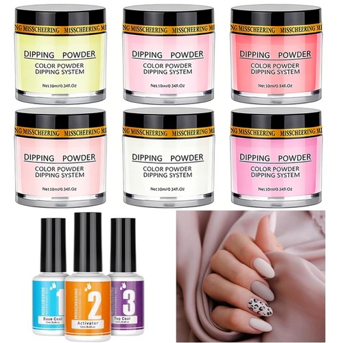 Dipping powder nails set - powder, set,